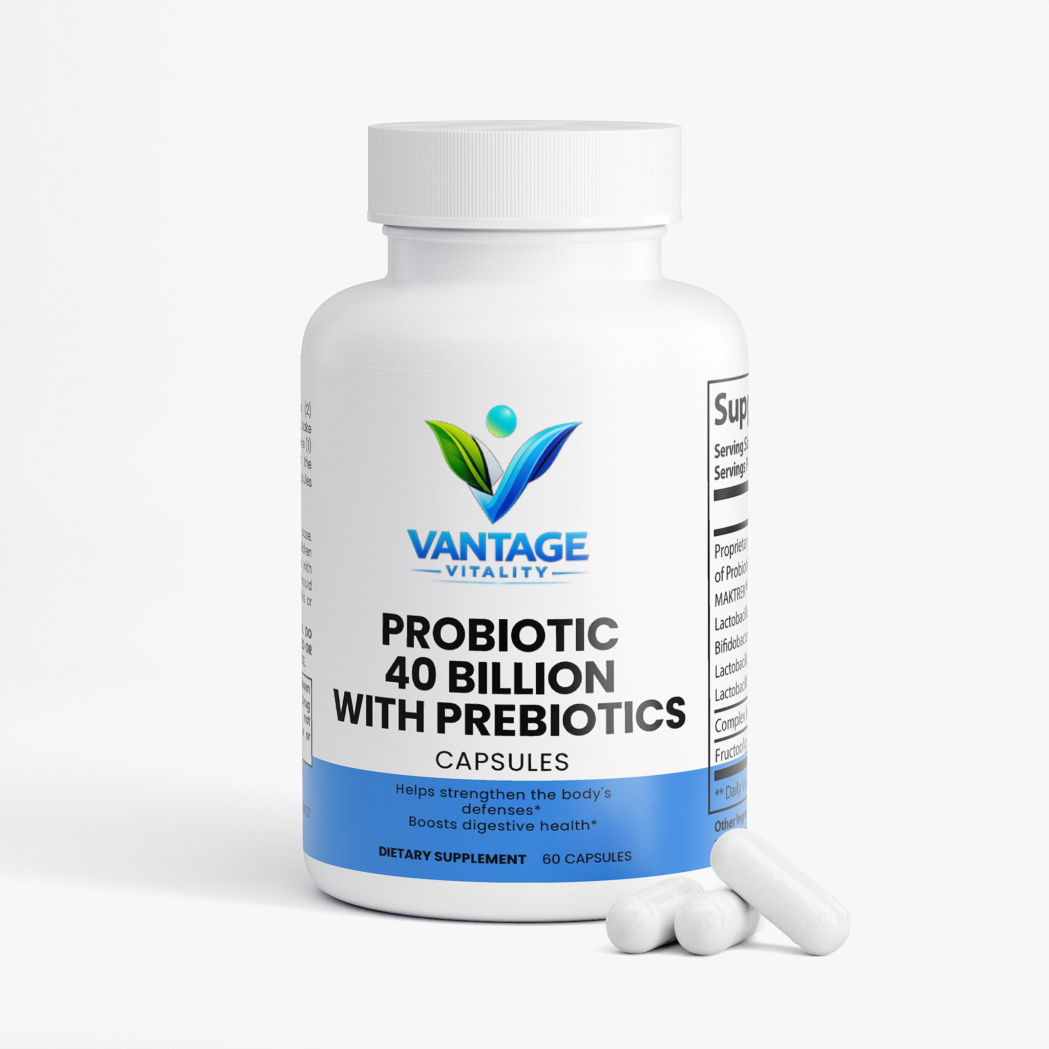 Probiotic 40 Billion with Prebiotics