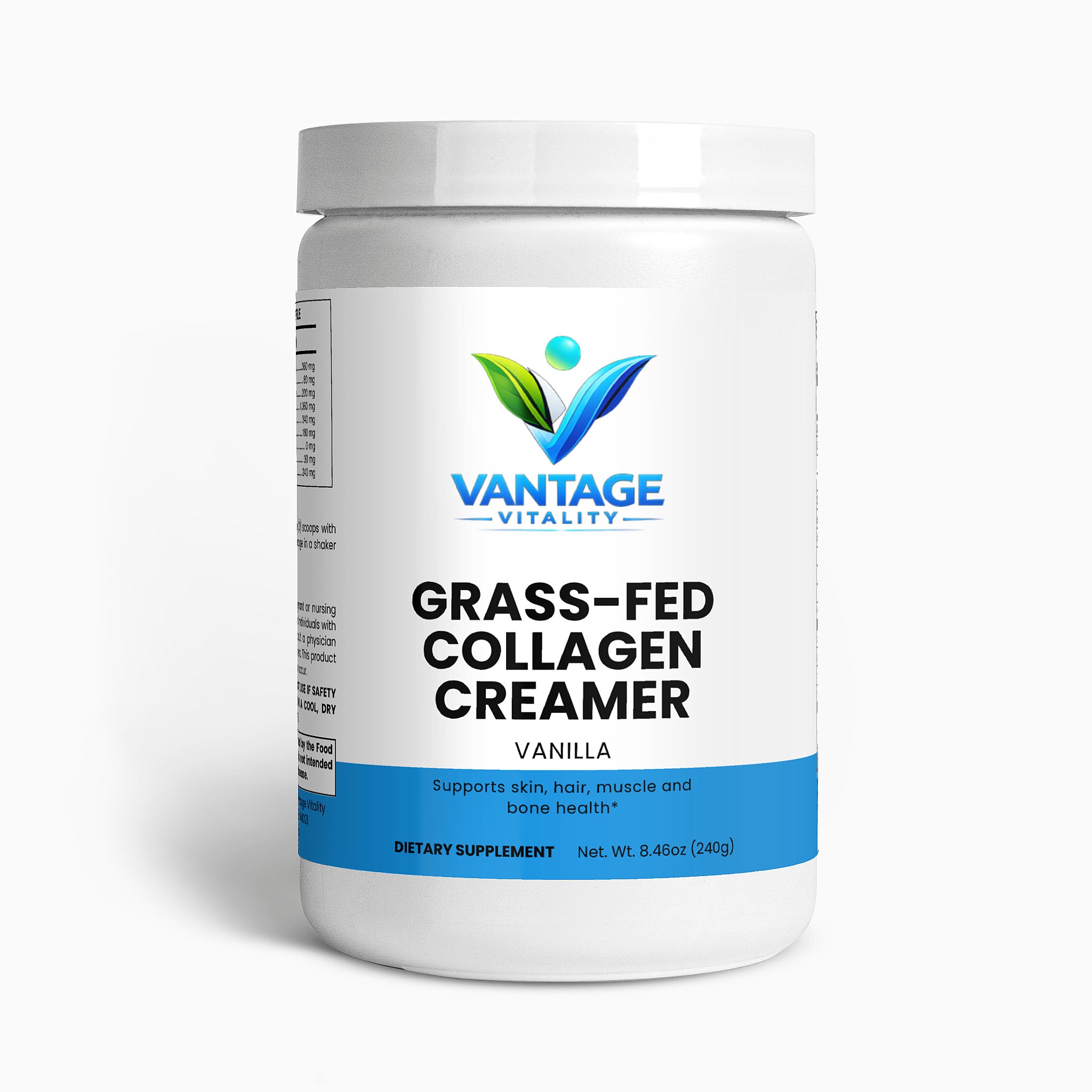 Grass-Fed Collagen Creamer (Vanilla)
